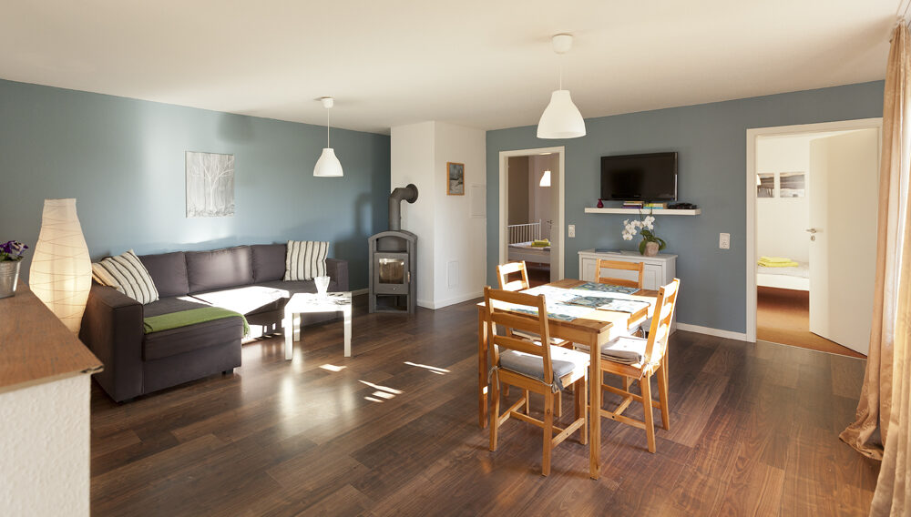 Große Ferienwohnung: Wohnraum